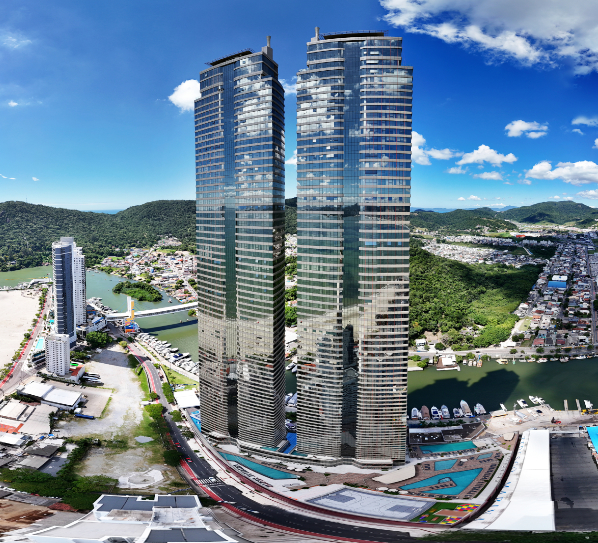 Contemporary luxury residential building